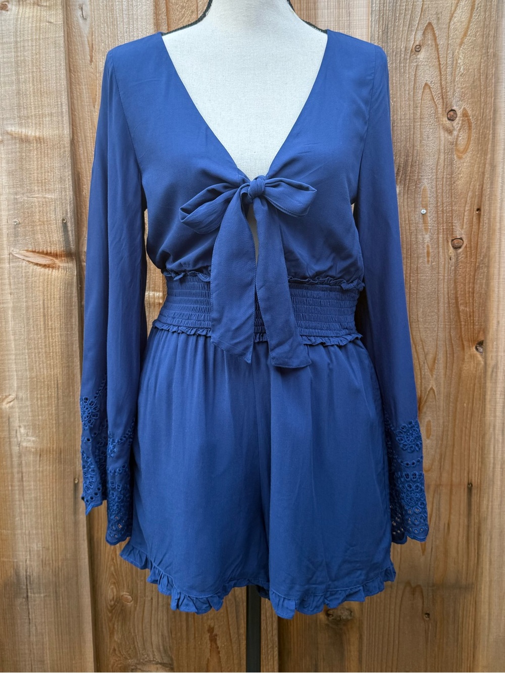 Blue Rain Navy Blue Sleeveless Top